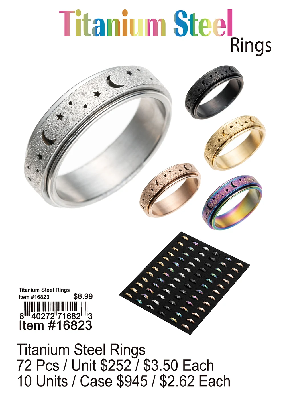 Titanium Steel Rings